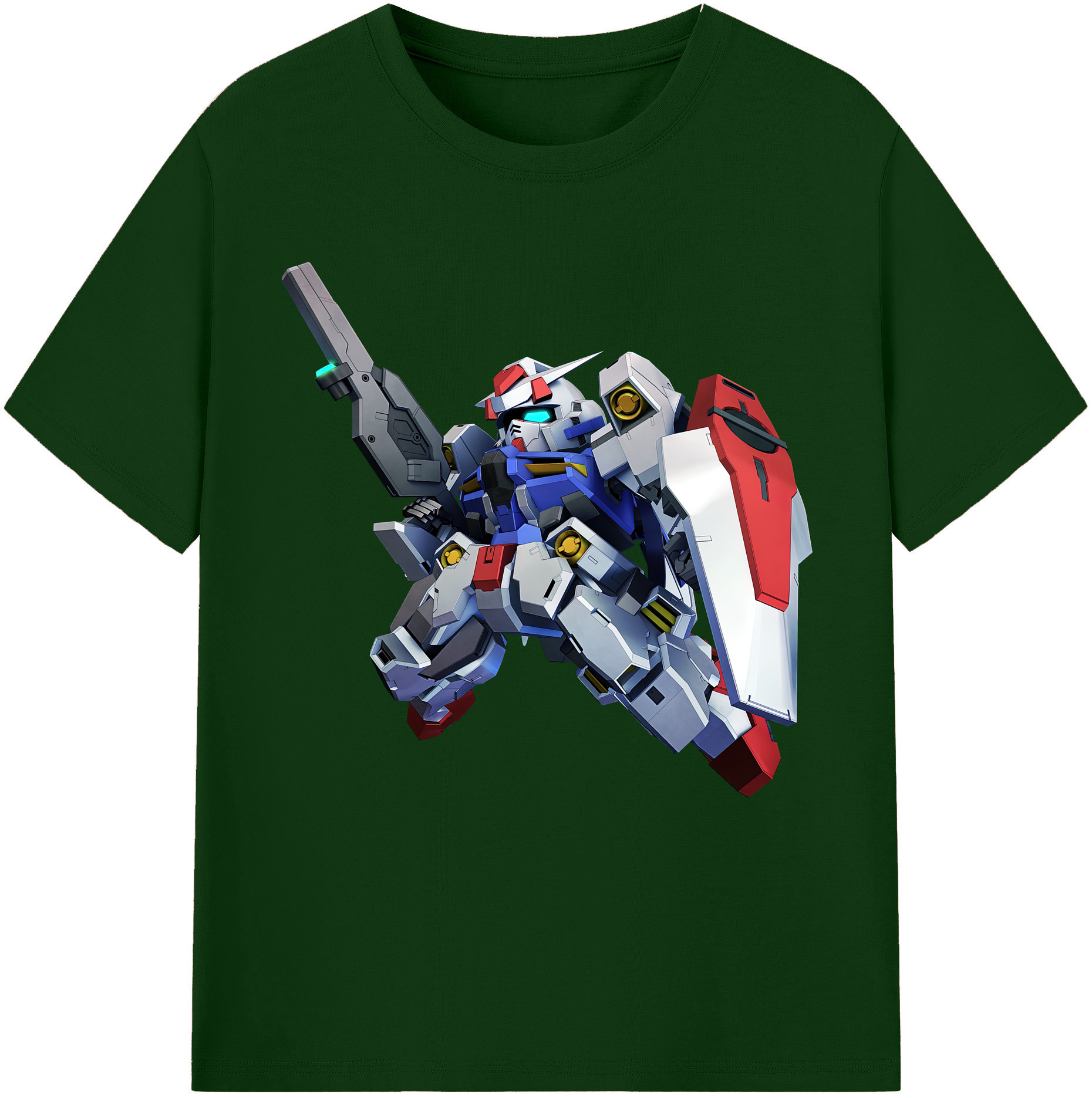（画像用） 機動戦士ガンダム Mobile Suit Gundam 綿100％半袖Tシャツ（フロントプリント）